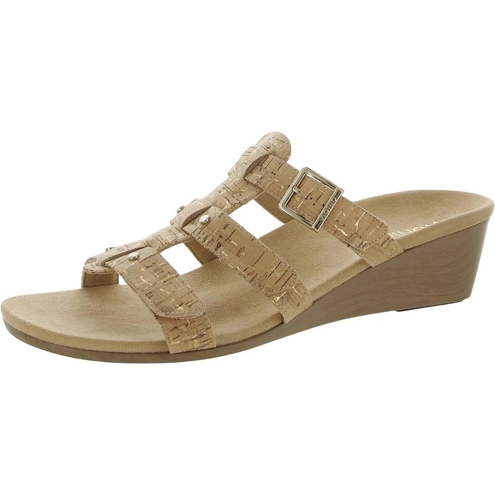 Vionic Slide Wedge Sandals adjustable straps size 9